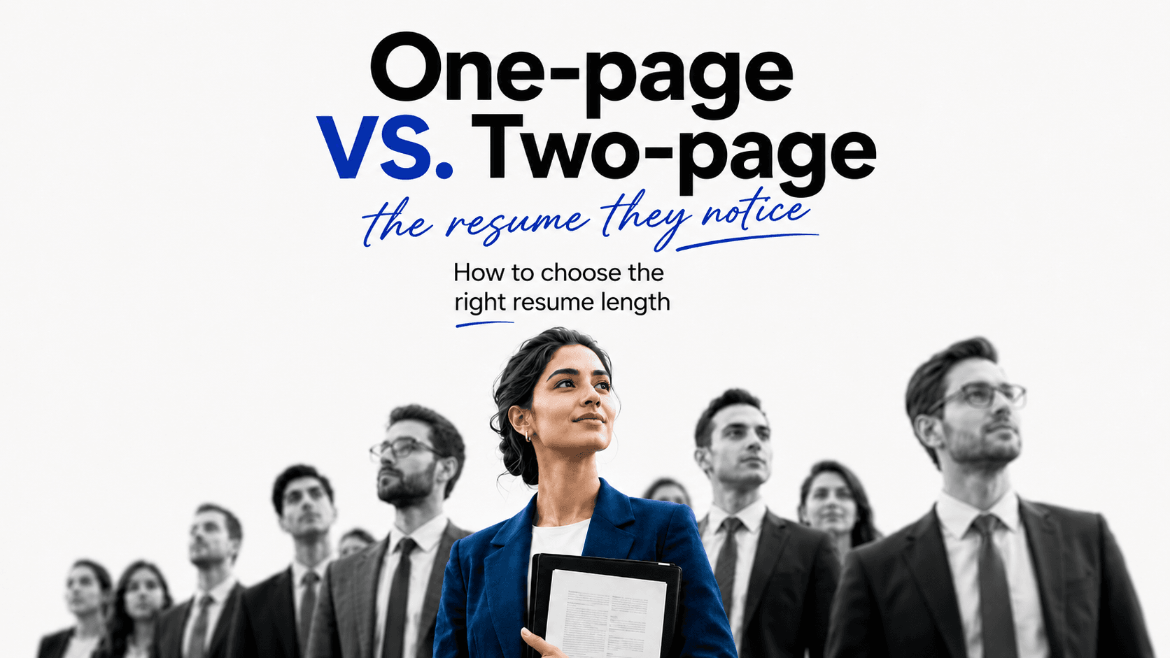 One-page vs. two-page resume: which one should you use?